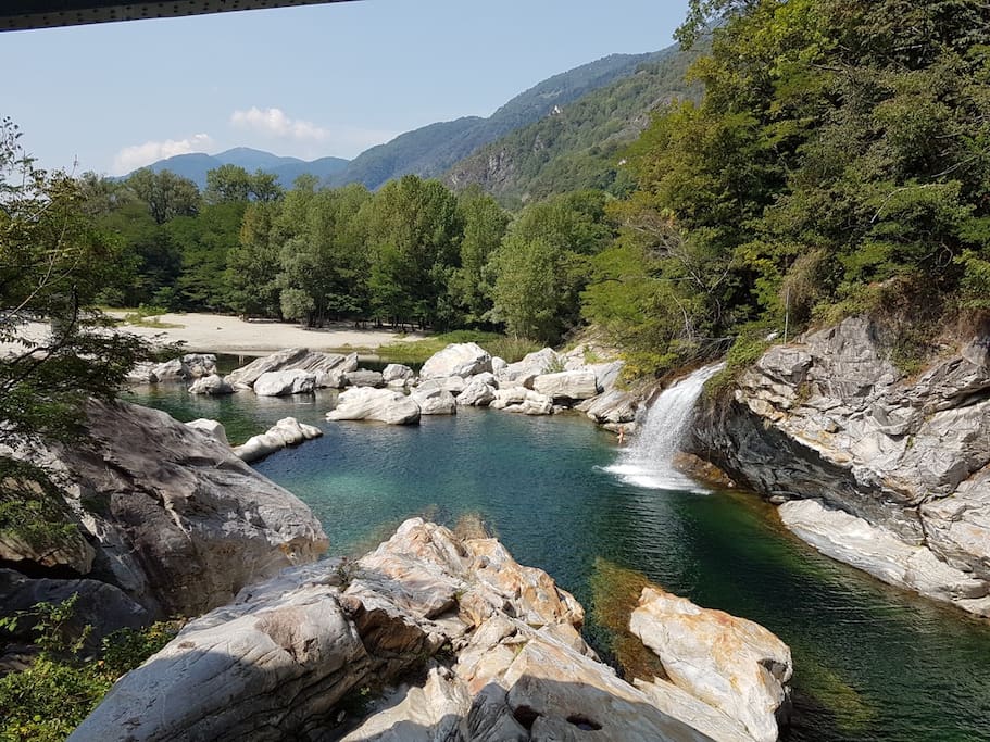 Our favourite natural river Beach. 10mins
