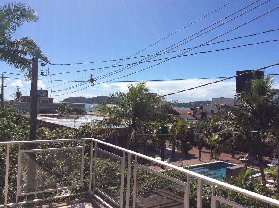 Vista da varanda da casa