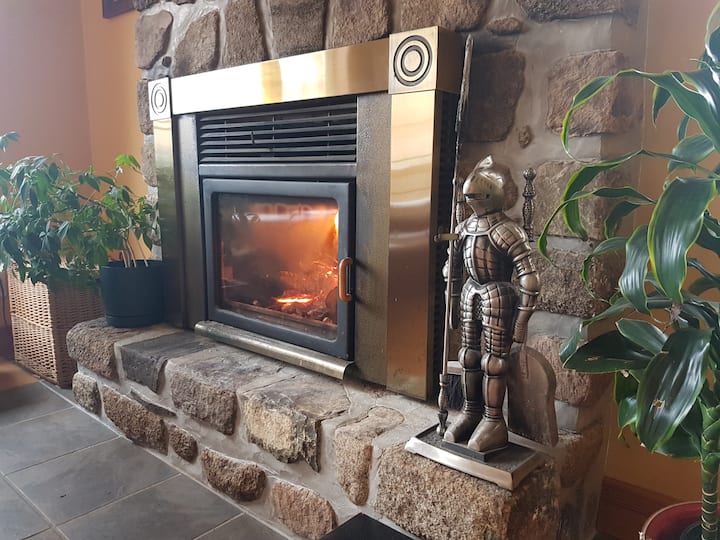 Un foyer combustion lente