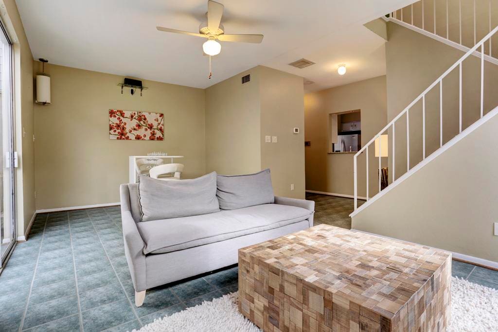 Extended living area offers substantial space.