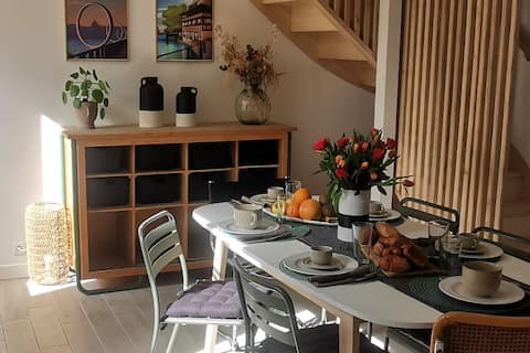 Beautiful fully renovated Normandy house