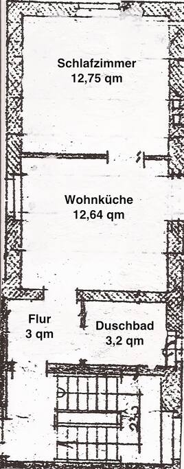 Grundriss der Wohnung