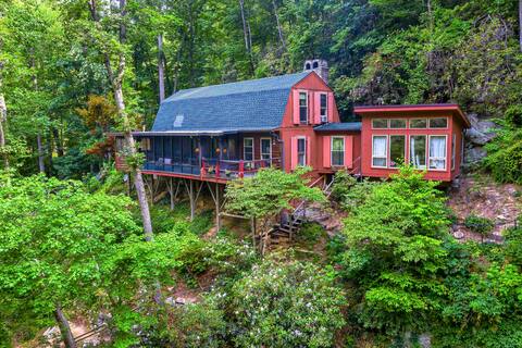 Spivey Falls Cabin, A  Cabin by a Waterfall