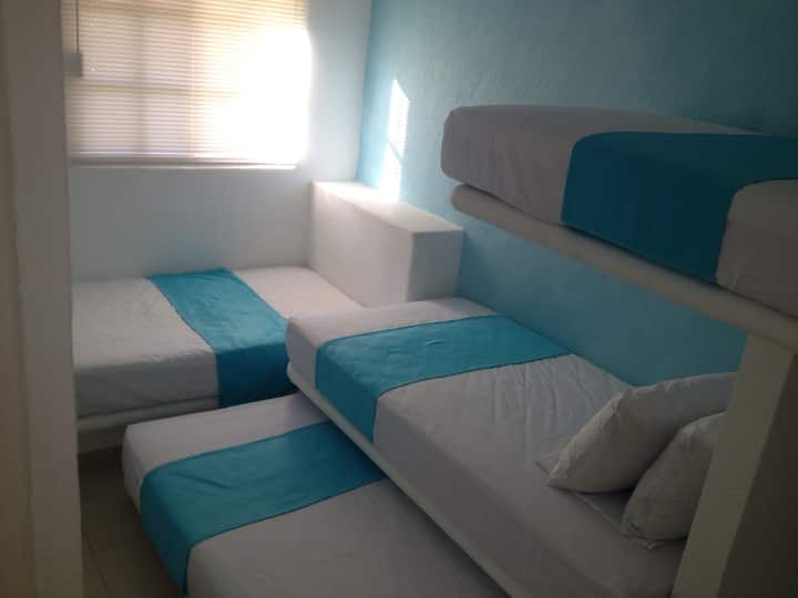 Comfortable room for 4 people... 