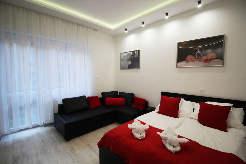 Living and Sleeping area.