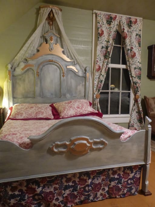 Sleep like a baby in this 1860s bed