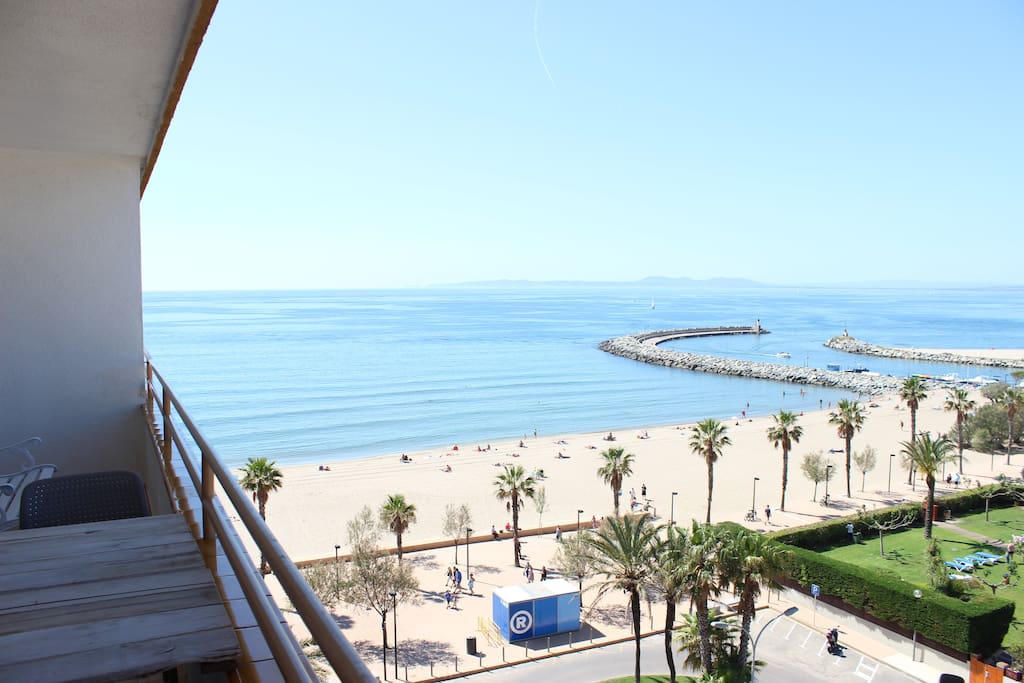 The view from the balcony