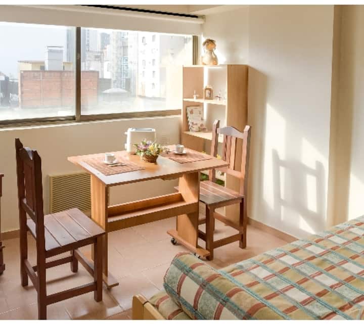 Furnished two-bedroom apartment on Esmeralda in San Nicolás