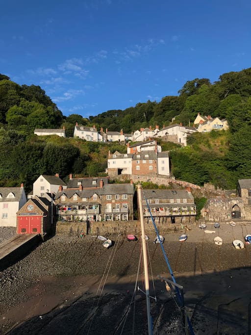 View of the village from the harbour