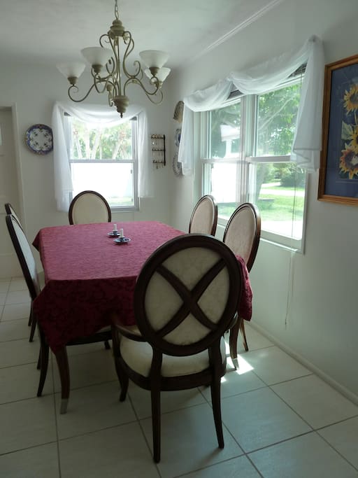 Formal dining area
