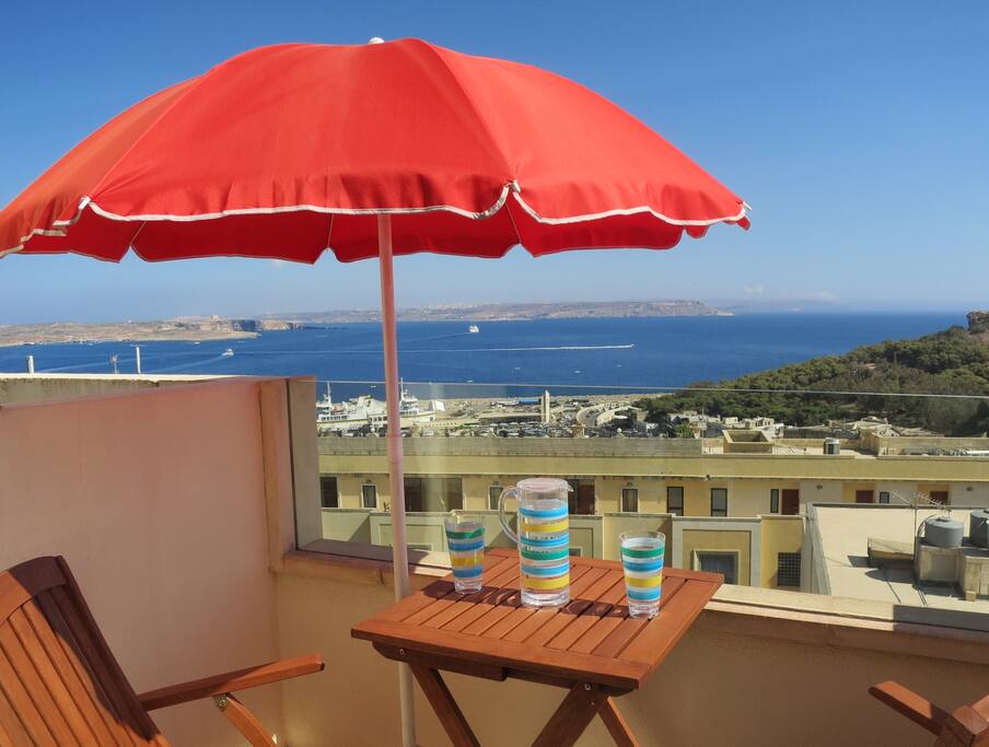 Ocean View Penthouse - A shady drink.