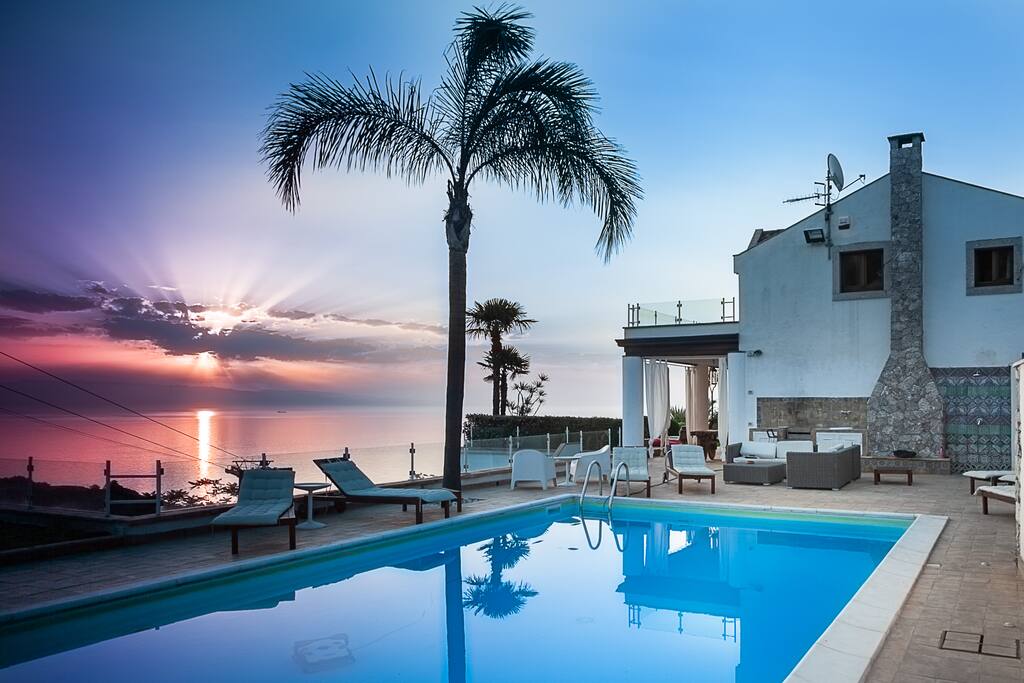 VILLA ZAGARA GARDEN Vista dalla terrazza