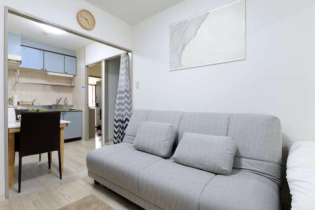 Dining and living room