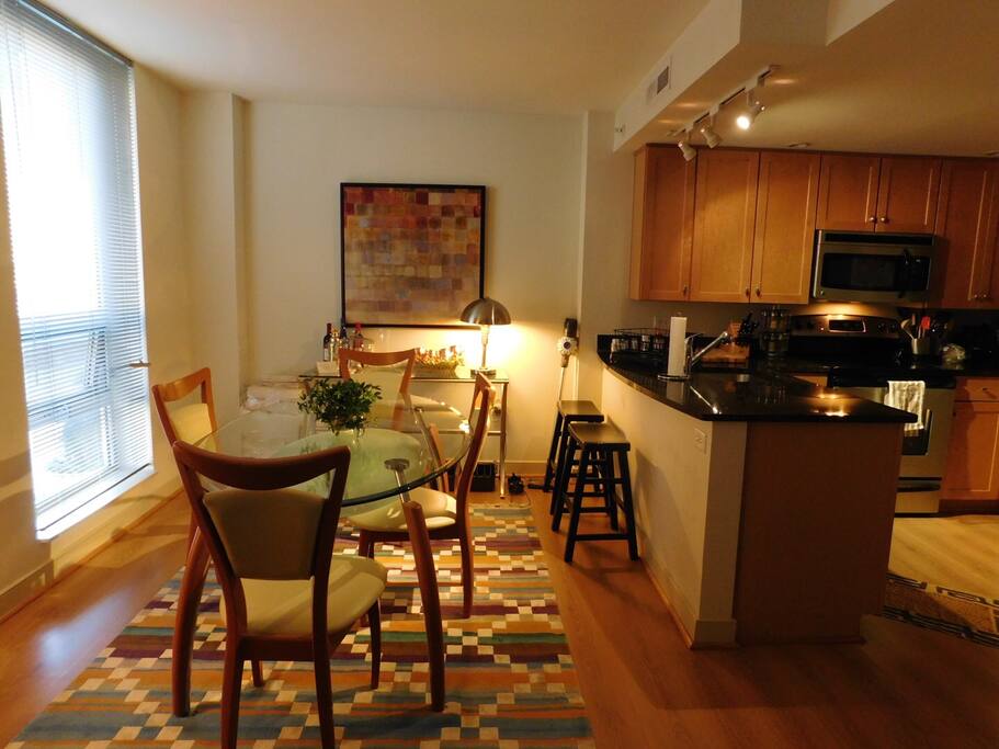 Kitchen and dining room