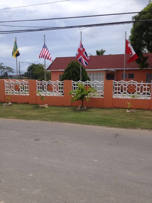 Front view from the road.
