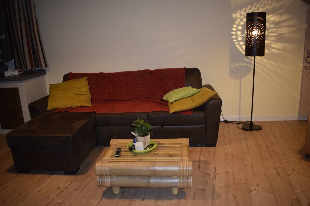 Soggiorno con divano letto