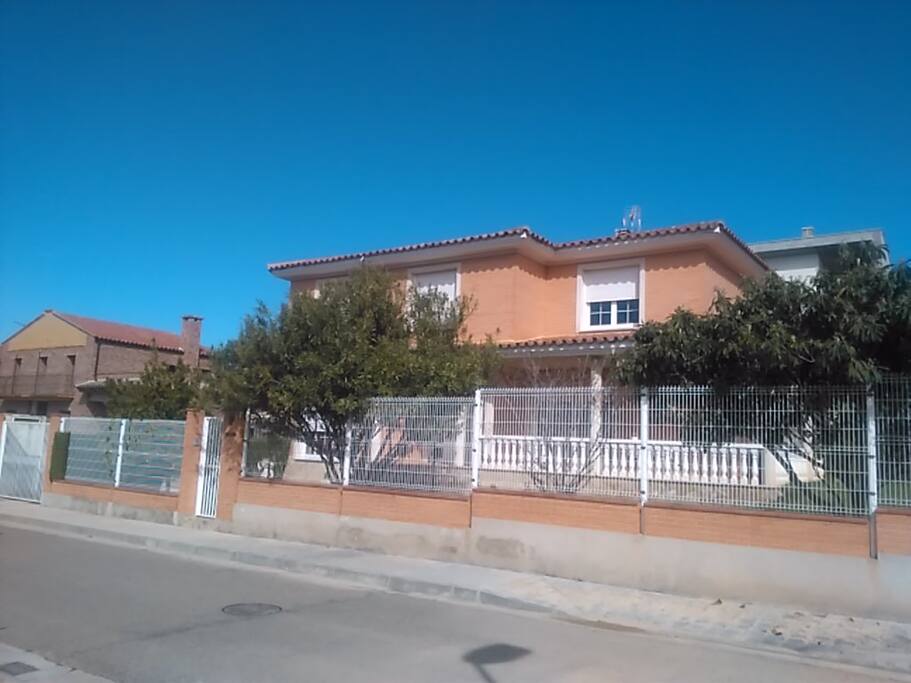 Exterior de la casa.