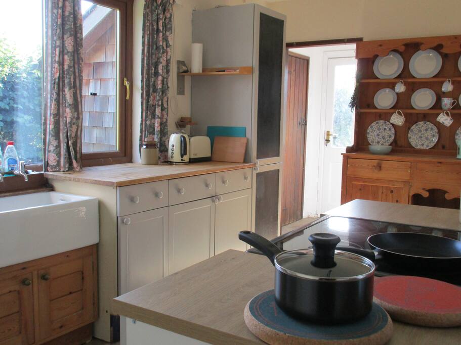 well equipped kitchen
