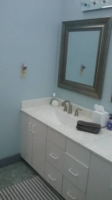 Two sink vanity.
