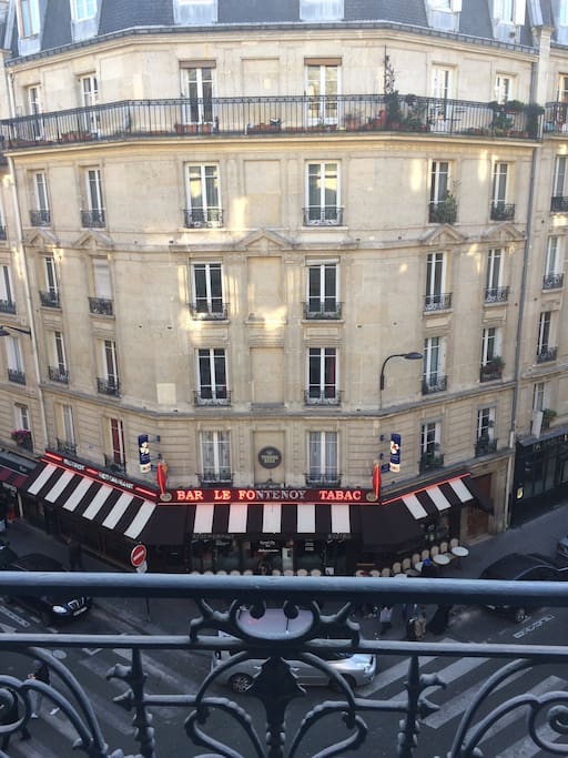 Quartier typiquement parisien