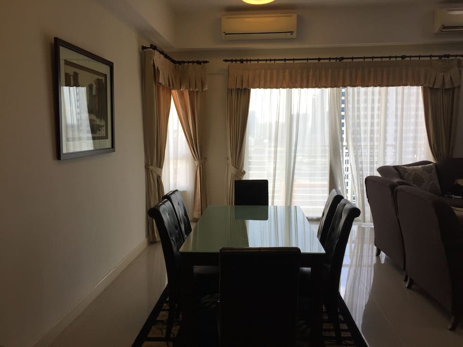 six seater dining table