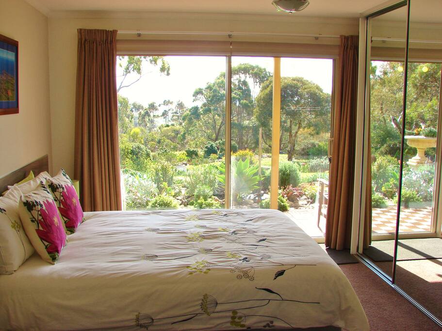 your room with garden and Inman Valley views