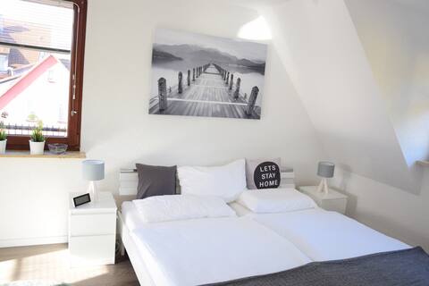 Maisonette apartment on the green, yet close to the city