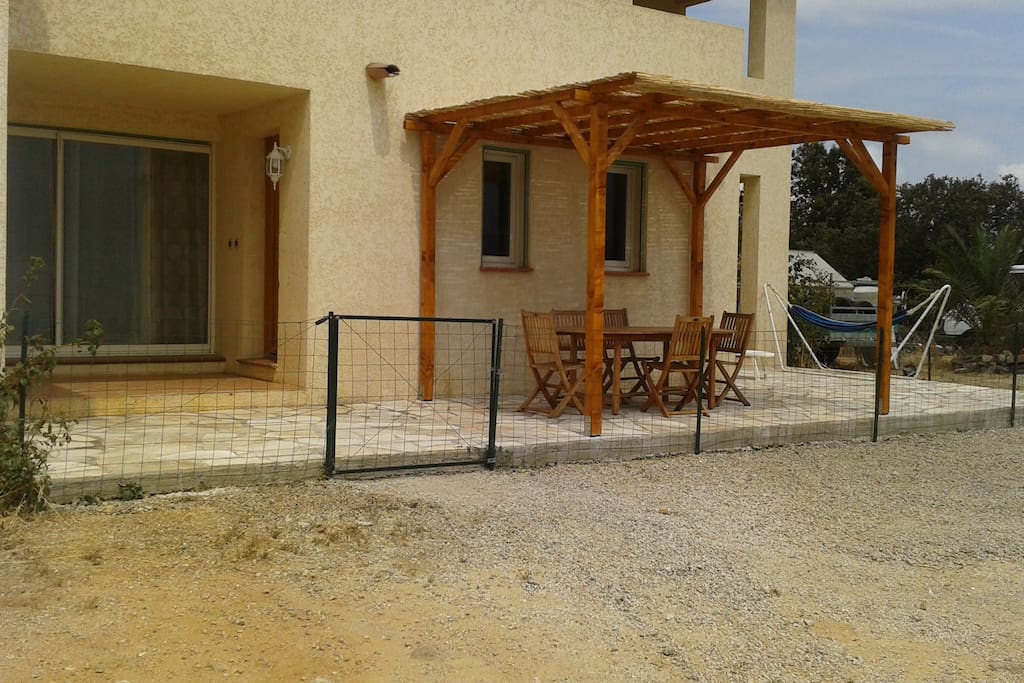 terrasse clôturé pour sécurisation des animaux