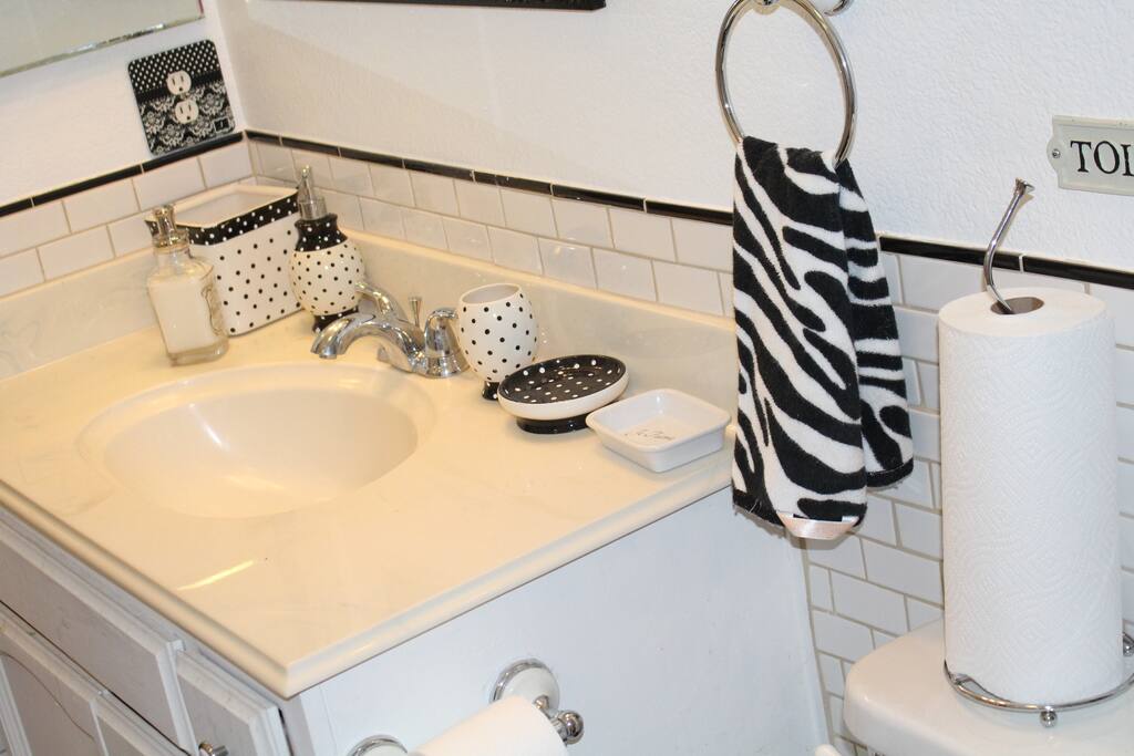 Private bathroom with room