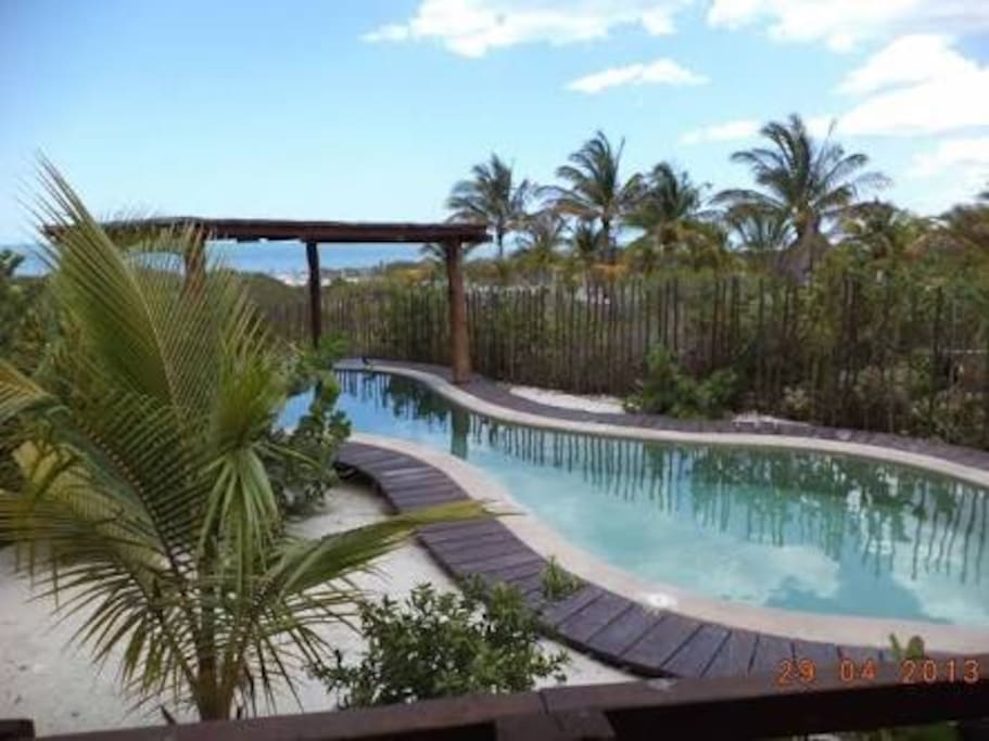The view from the house wood deck