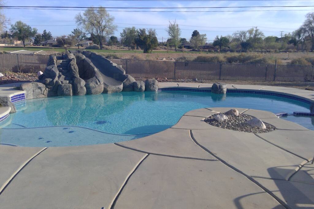Pool- golf course view