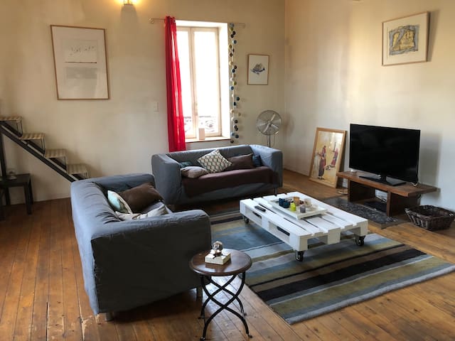 Duplex 120m2  centre ville Roanne,,