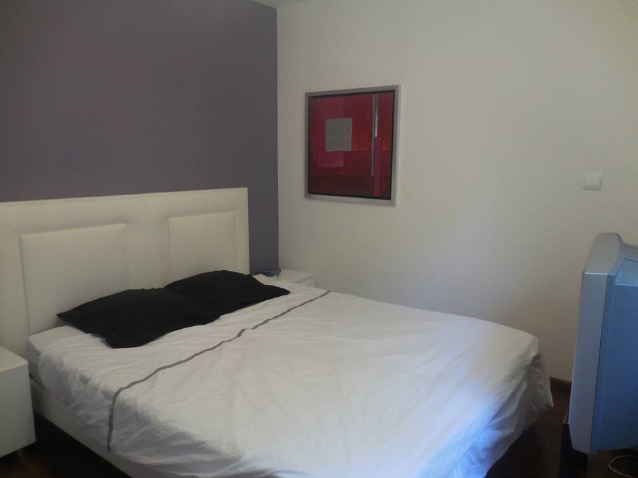 2-chambre rez de chaussée lit 160, TV