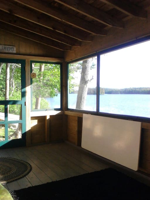 Large screened porch