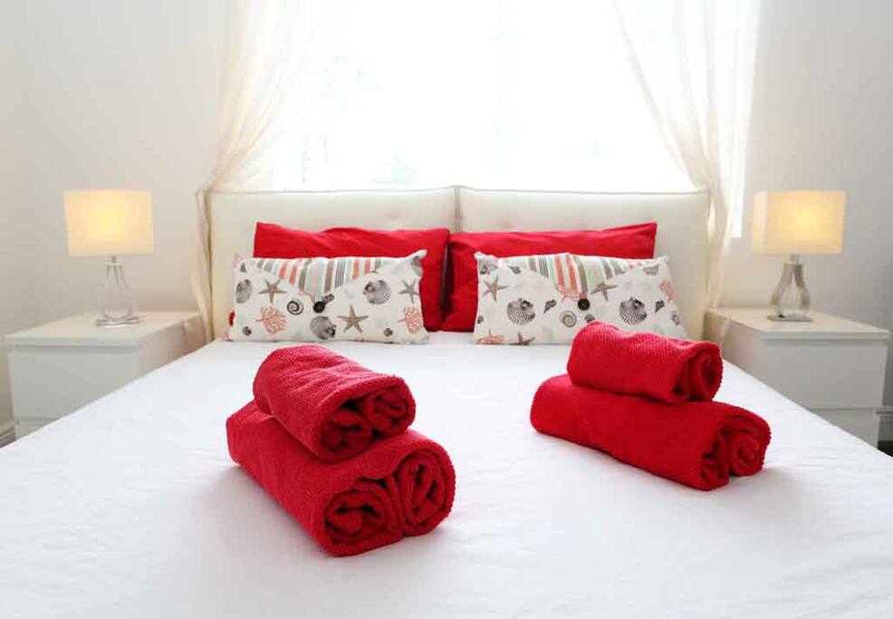 The master bedroom