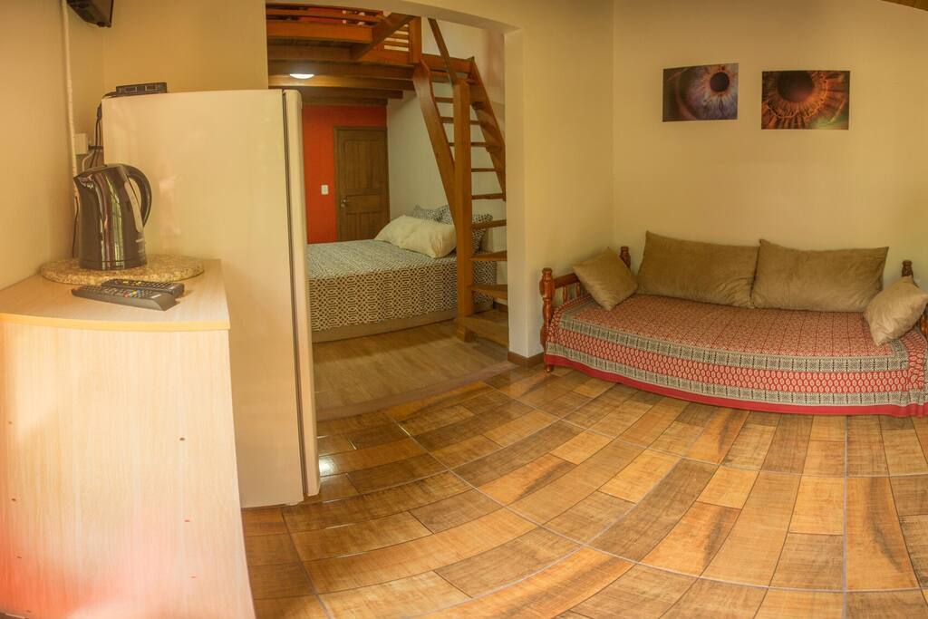Salinha com sofa cama