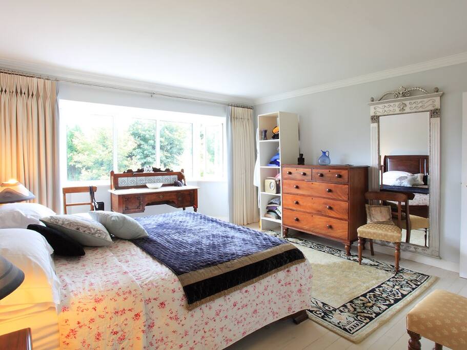 The Master bedroom is heaven.