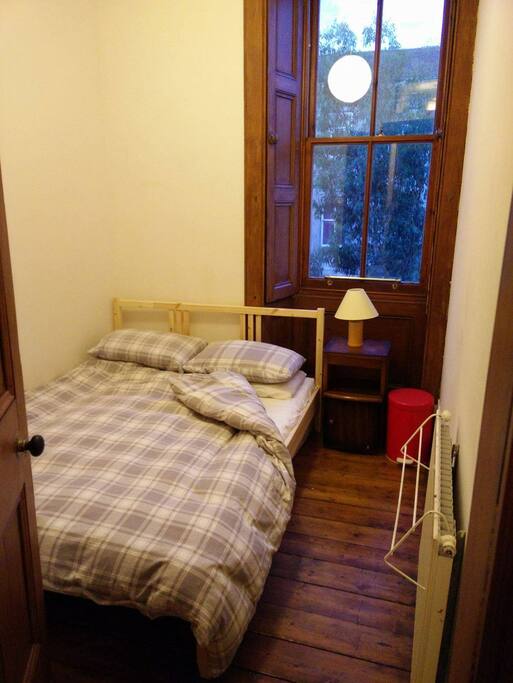 Bedroom; double bed with duck-down quilt
