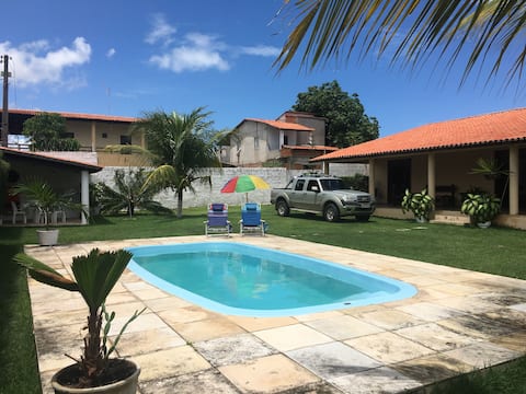 House with family pool, close to downtown.