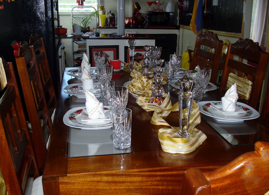 Pretty dining area available (can be used by guests)