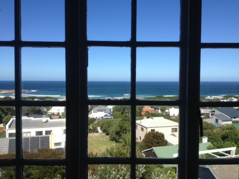 View of the ocean from loft