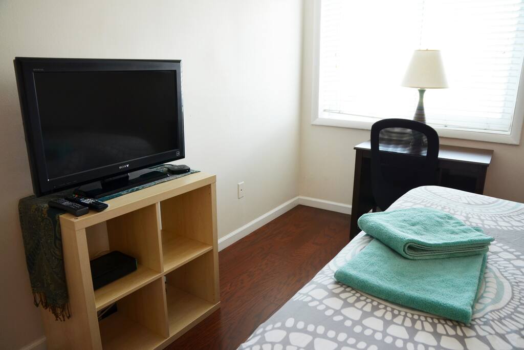The room has cable TV with HBO and Netflix!