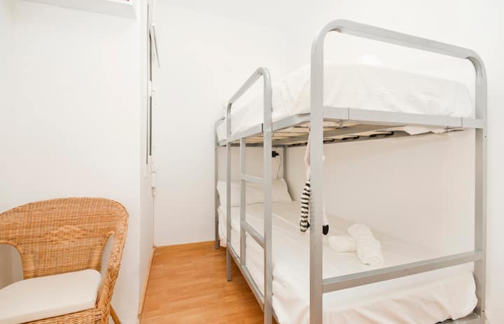 bedroom 2 with bunk beds