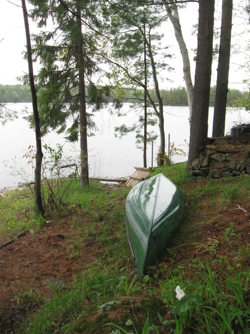 by the lake