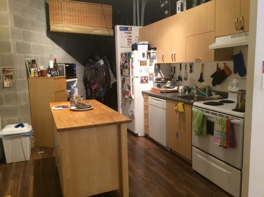 We have everything you need including microwave and toaster oven, espresso maker and dishwasher