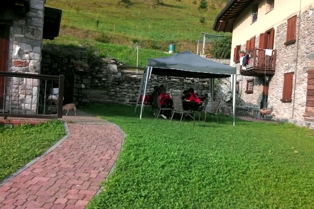 area giardino/griglieria