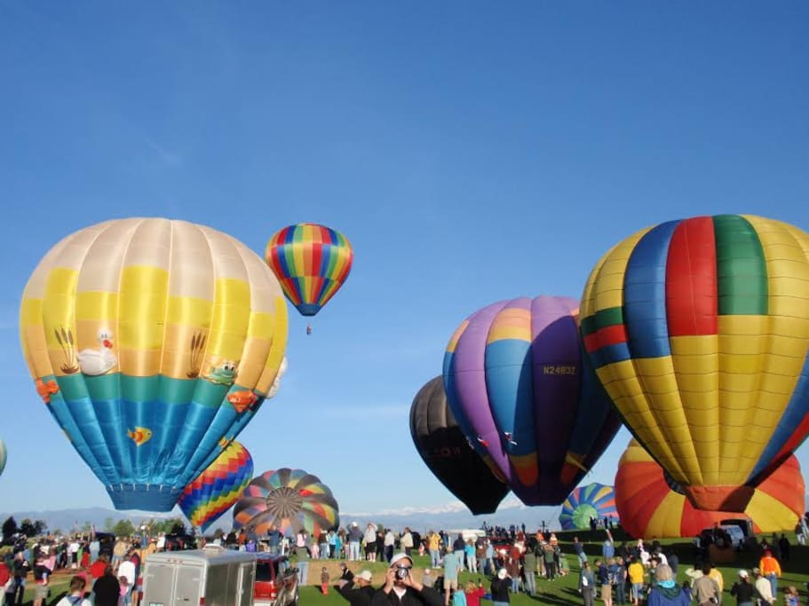 Erie is a quiet town, known for hiking trails, mountain views and our annual Hot Air Balloon Festival.