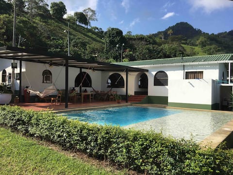 GREAT FARM WITH HORSES AND POOL