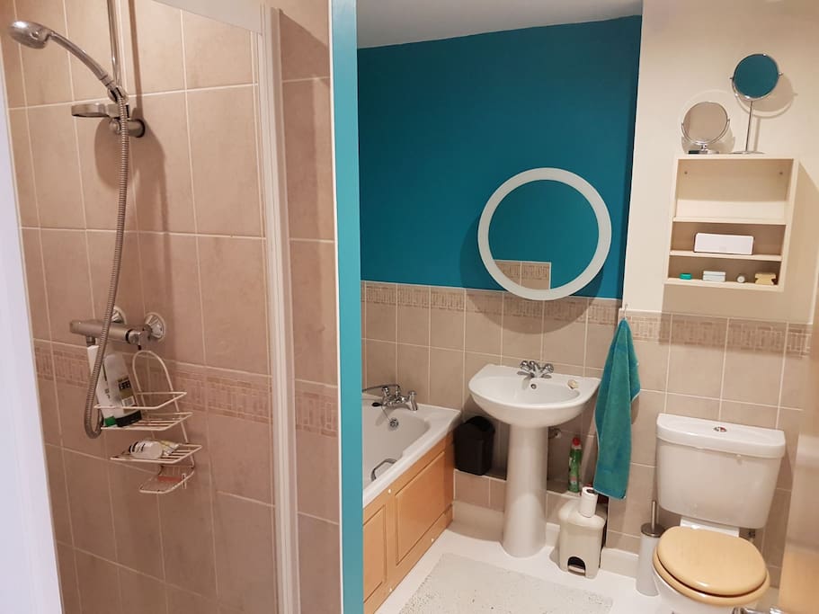 The shared bathroom
