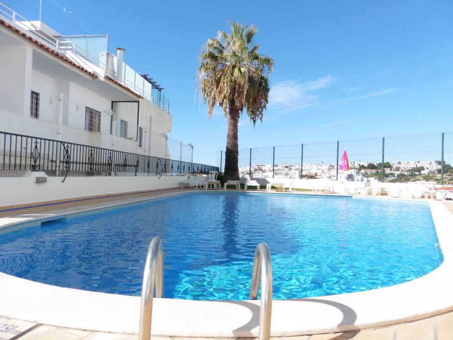 Swimming pool next to the apartment